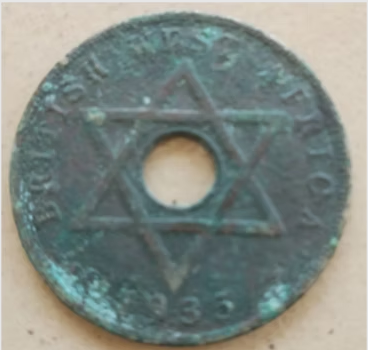 Nigeria Old Coin British West Africa 1939 One Penny