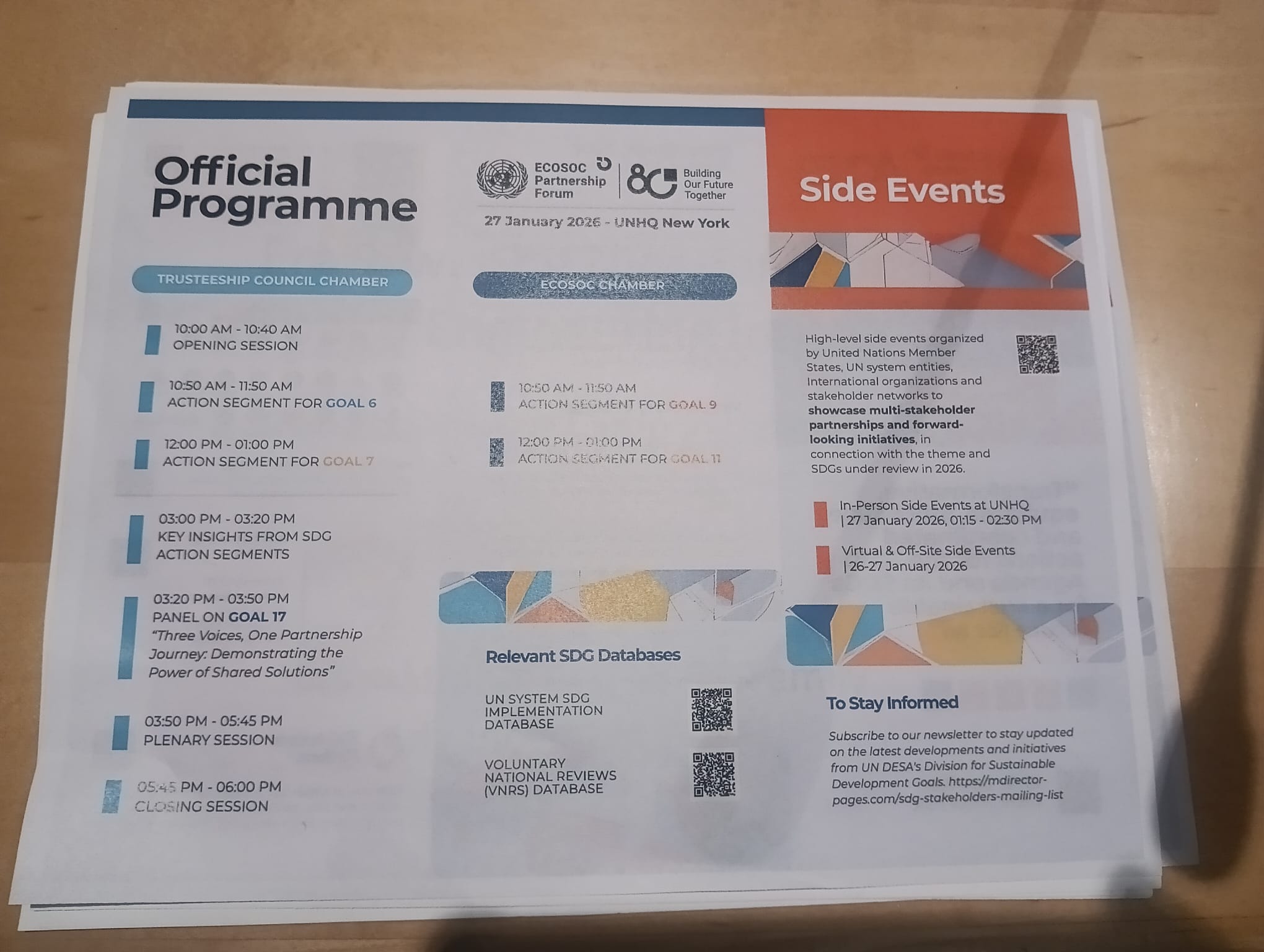 ICFA representatives