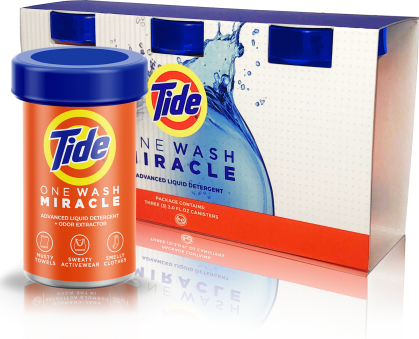 Tide One Wash Miracle Certainty Of Clean For Your Laundry