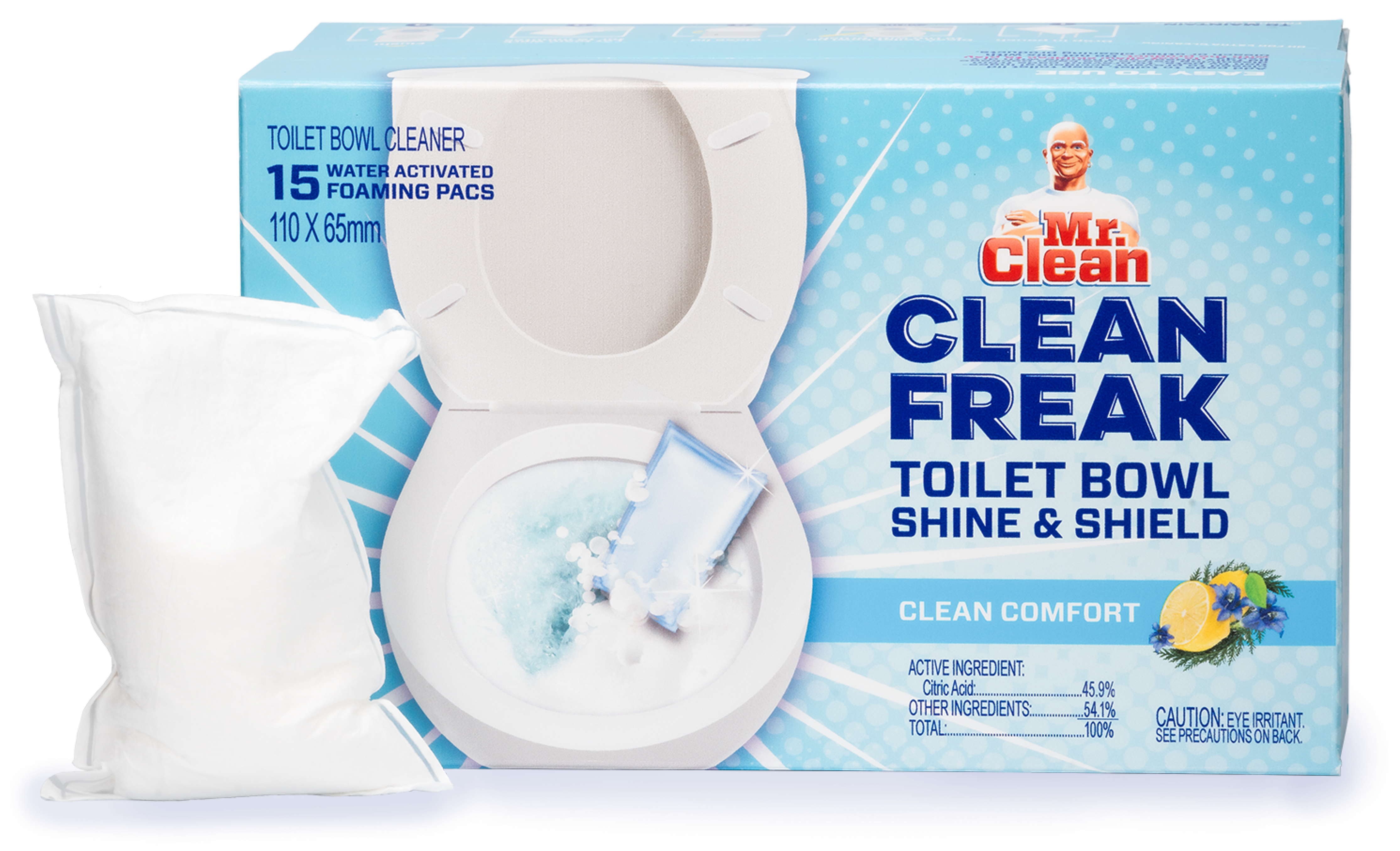 Mr Clean Toilet Bowl Shine Shield Pacs