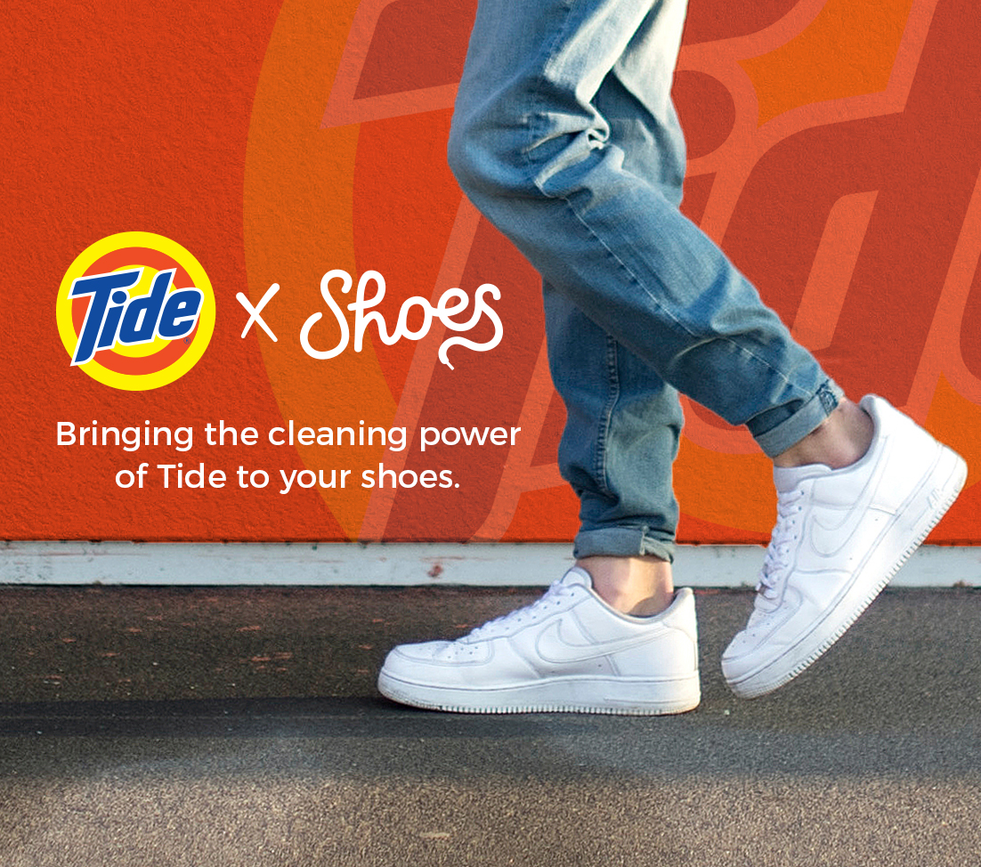 tide to go on shoes