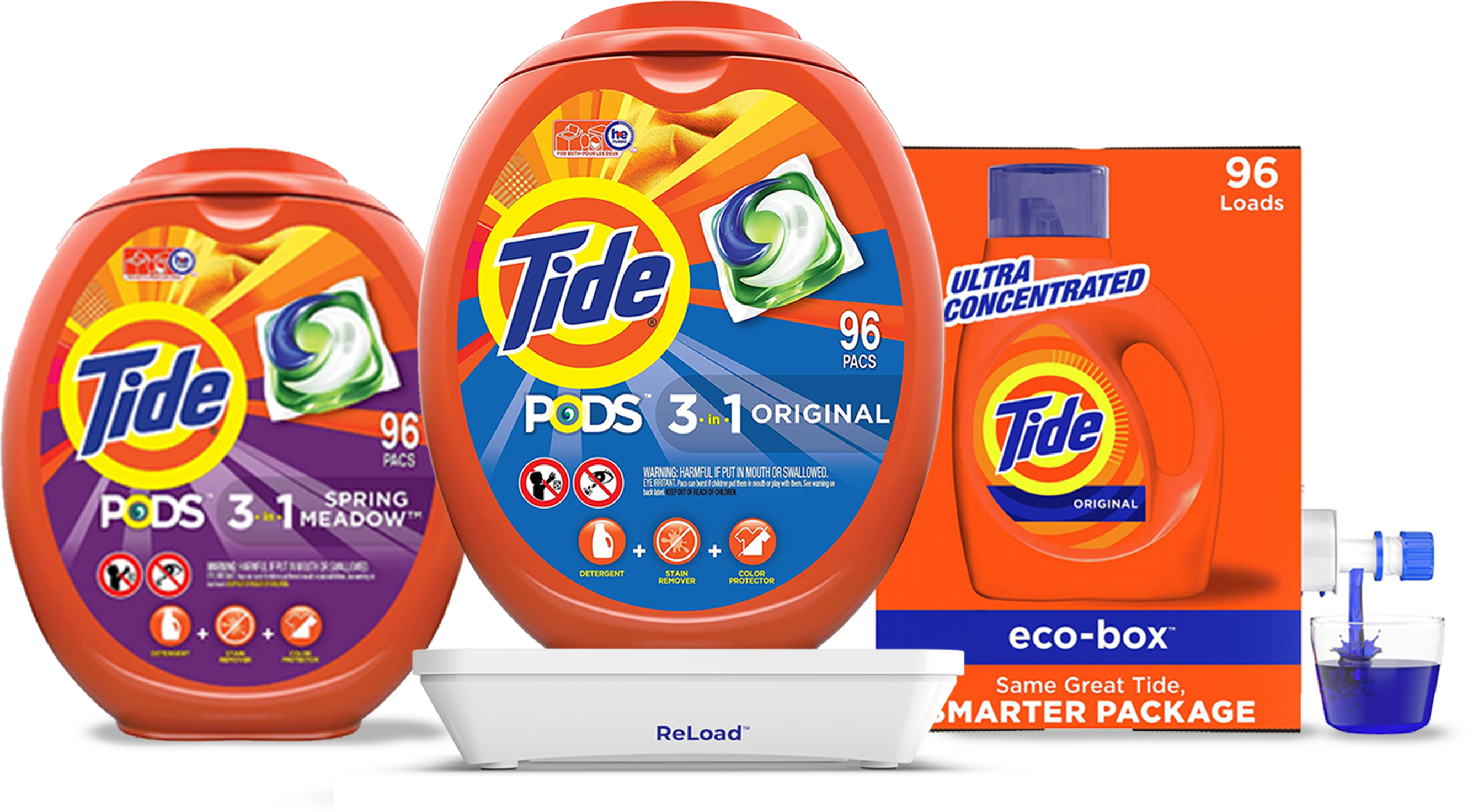 Tide Smart Tray line up