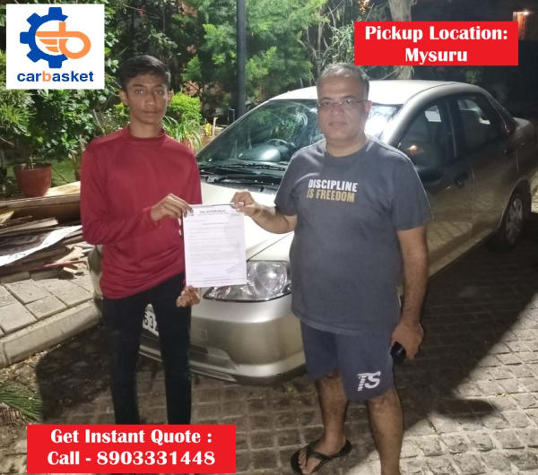 Vehicle pickup for scrap in Mysuru by CarBasket - old vehicle scrapping, car recycling and scrap pickup service near Mysore