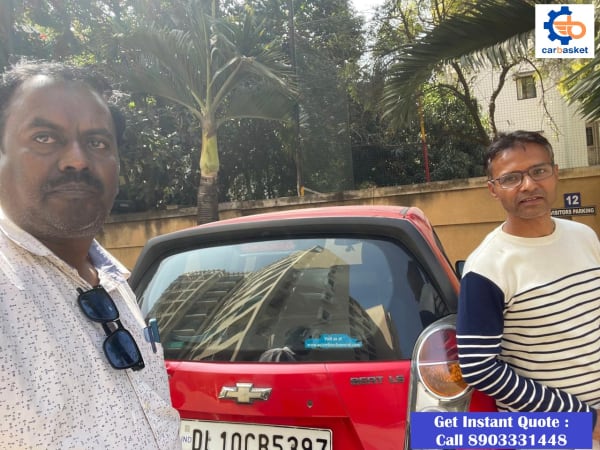 Chevrolet car pickup for scrap by CarBasket - old car dismantling, scrap vehicle buyers and car recycling company in India