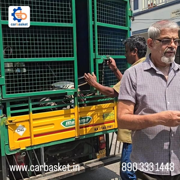 Kinetic scooter pickup for scrap in Jeevan Bheema Nagar HAL 3rd Stage Bangalore by CarBasket - old scooter recycling and doorstep scrapping service
