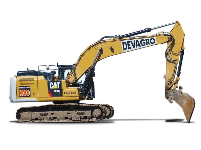Scrap JCB loader ready for recycling by CarBasket