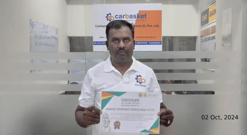 CarBasket Honored by Deputy CM D.K. Shivakumar