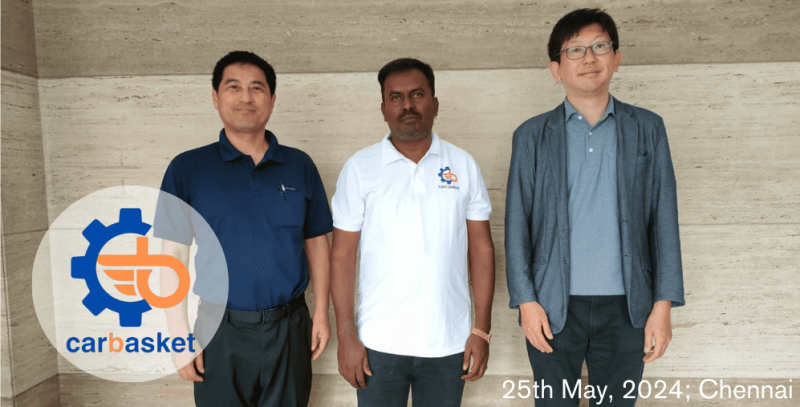 Carbasket collaboration with Japanese recycling vehicle company