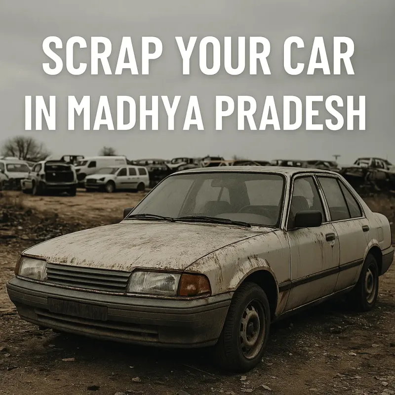 scrap old car in Madhya Pradesh – Indore, Bhopal & More