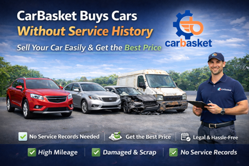 Carbasket Buys Cars Without Service History – Sell Your Car Easily & Get the Best Price