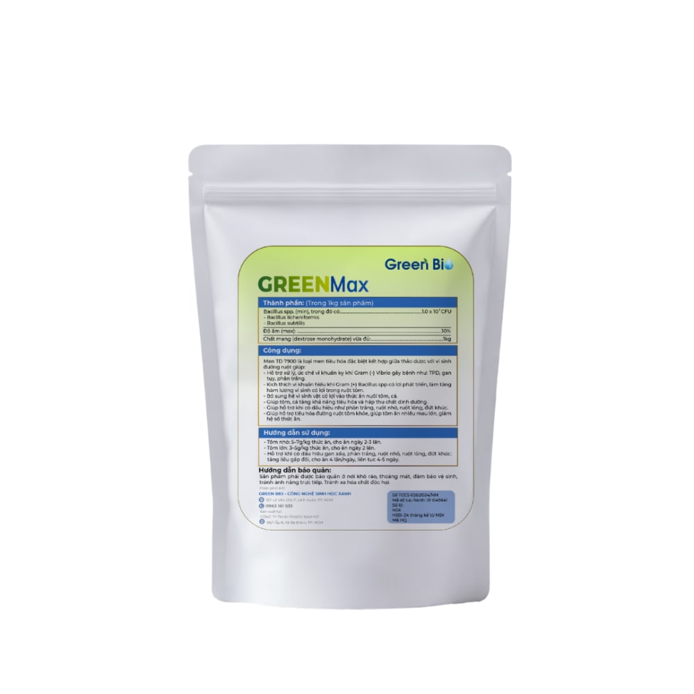 Green Max – Ngăn ngừa teo gan, phân trắng và ức chế Vibrio