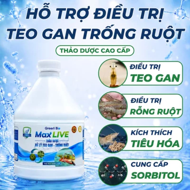 Thảo dược cho tôm Max Live