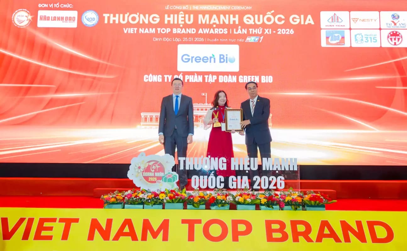 Tập đoàn Bio Kama vinh dự lọt Top 10 Thương hiệu Mạnh Quốc gia