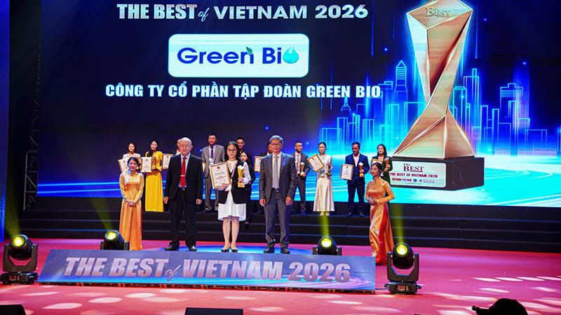 Bio Kama Vinh dự nhận giải Thương Hiệu Nông Nghiệp Xanh Tiêu Biểu Việt Nam