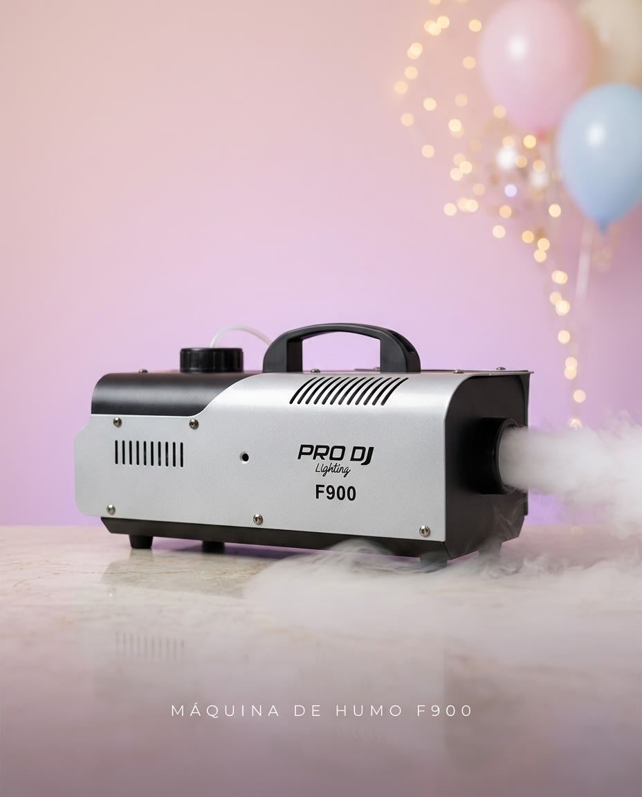 Máquina de humo F900 para alquiler en fiestas de quince años