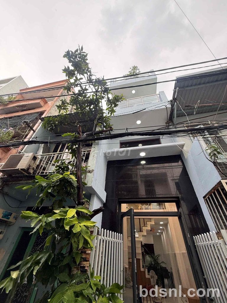 NHÀ ĐẸP 4 TẦNG MẶT TIỀN NHỰA 5M KINH DOANH - LẠC LONG QUÂN TÂN BÌNH