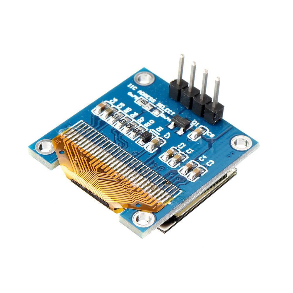 0.96" Inch 12C OLED Display Yellow view 3