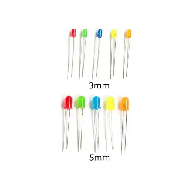 LED Yellow - 5mm view 2