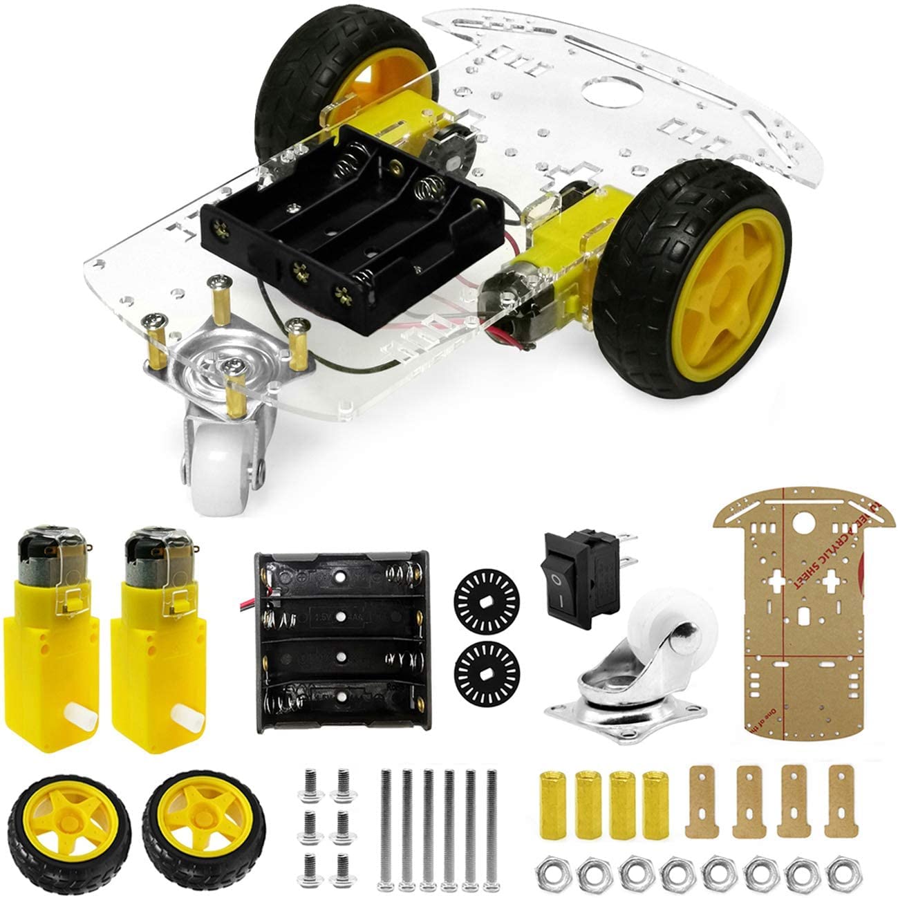 2 Wheel Robot Car Chassis Kit view 2