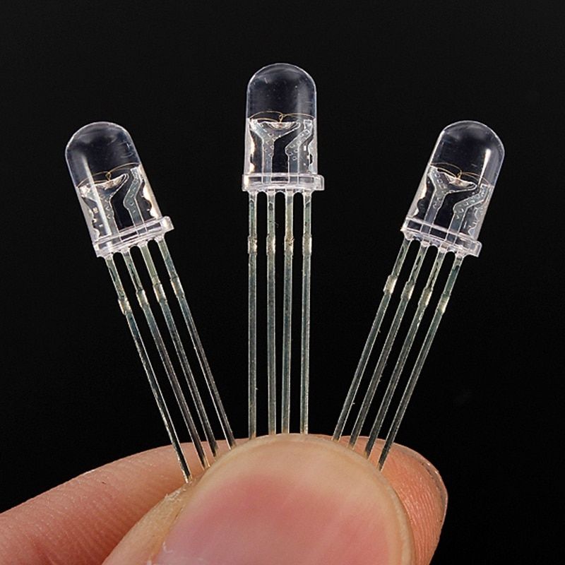 LED RGB - 4 Pin - 5mm (Common Cathode) view 2