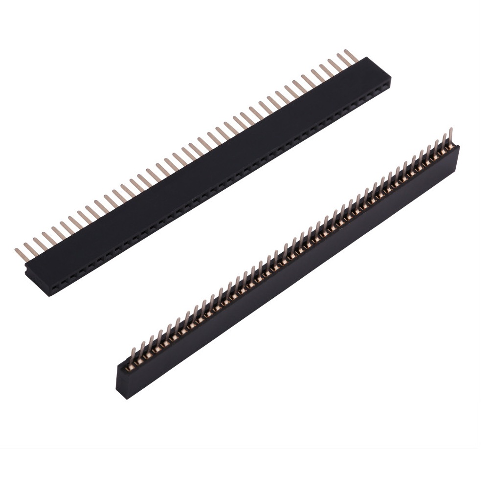 1.27mm 1×40 Pin Female Single Row Pin Header Strip
