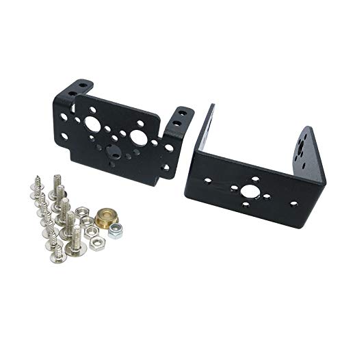 2 DOF Short Pan and Tilt Servo Bracket Mount Kit view 2