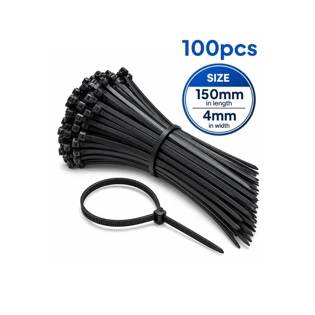 Cable Tie - 150mm x 4mm - 100pcs (5.9 inch)