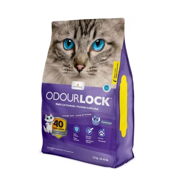 Arena Gato Odourlock 6kg (Lavanda) - Morada