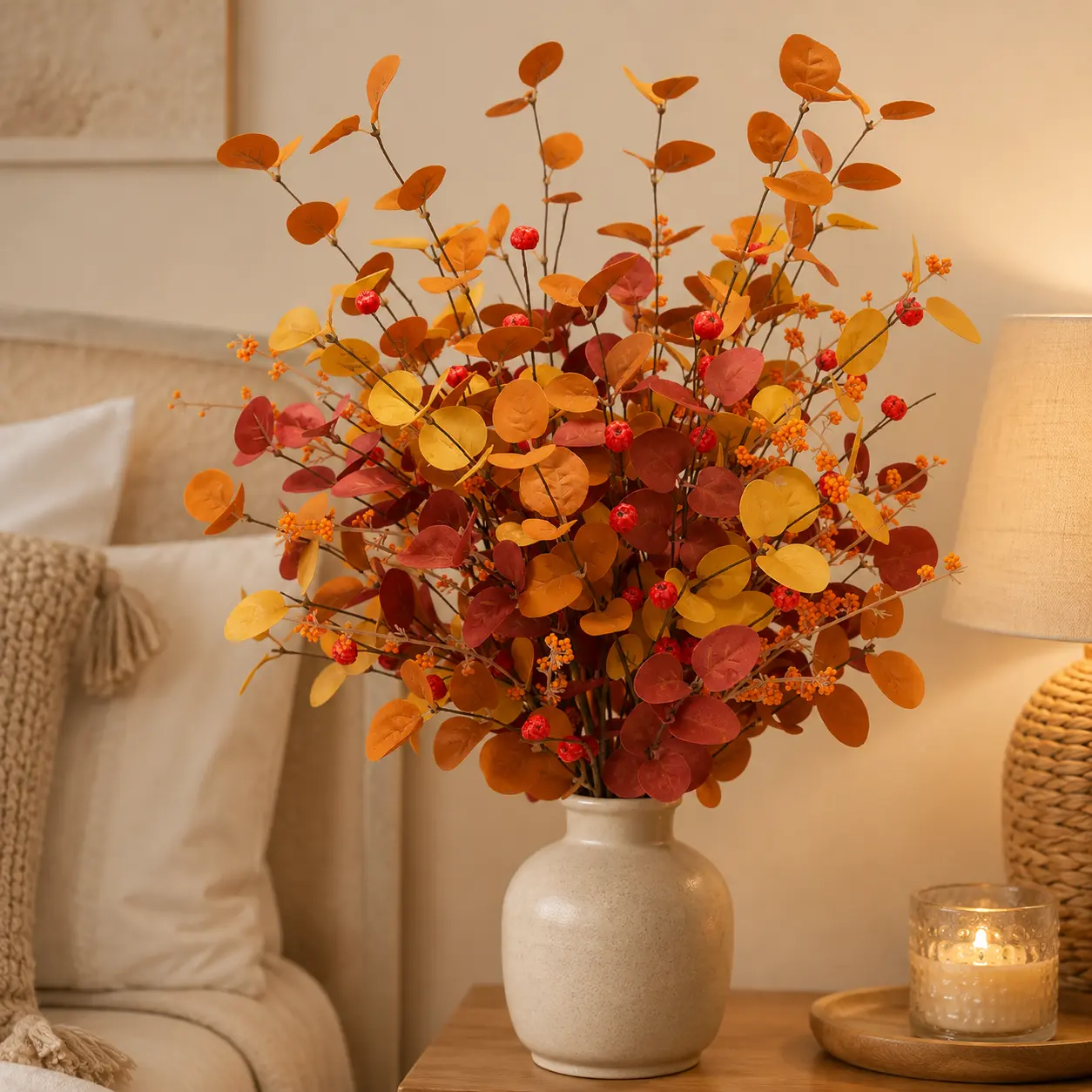 Artificial Eucalyptus Fall Stems