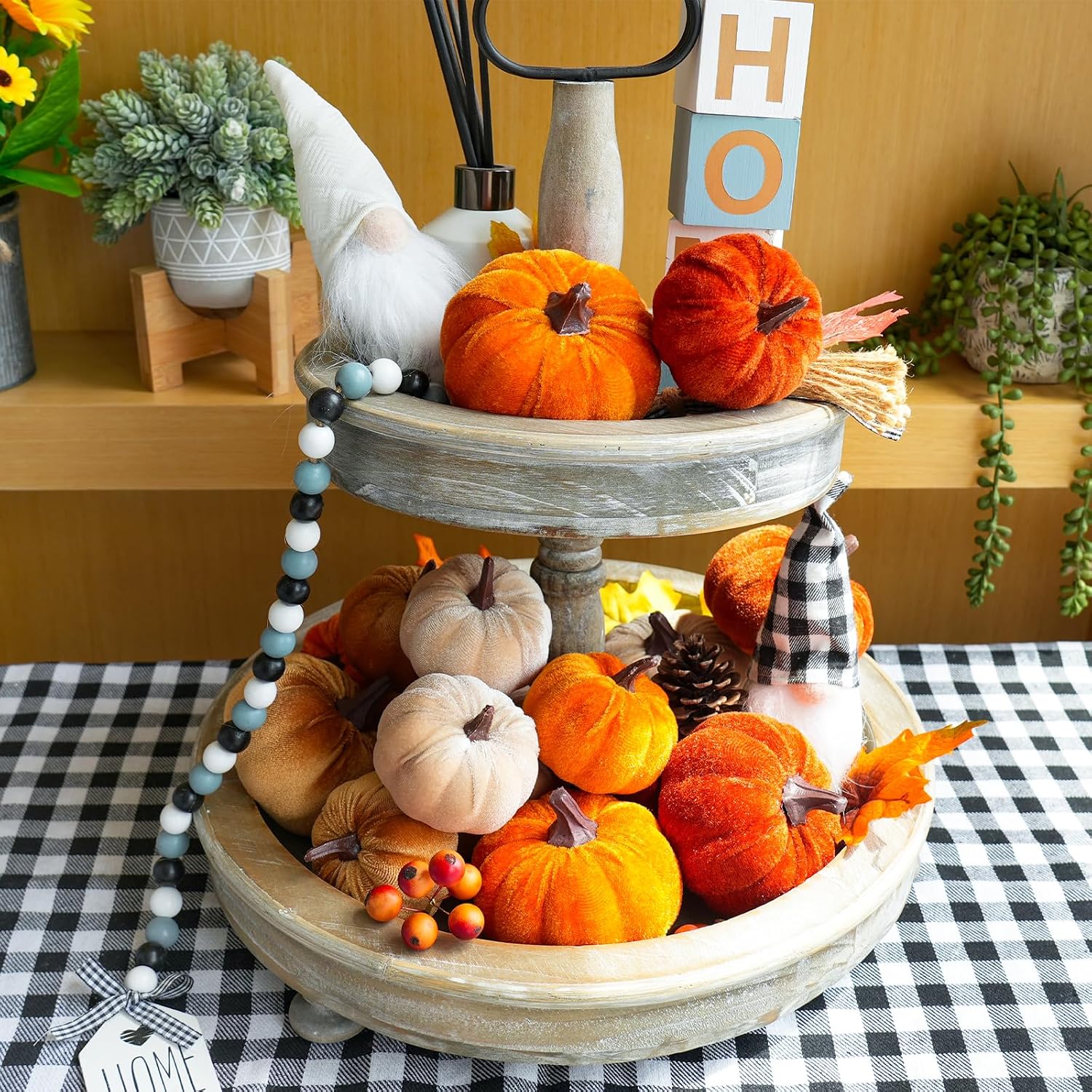 Velvet Pumpkin Accent Collection