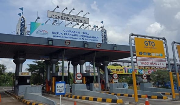 Fasilitas bintaro jaya - Gerbang Tol Pondok Aren