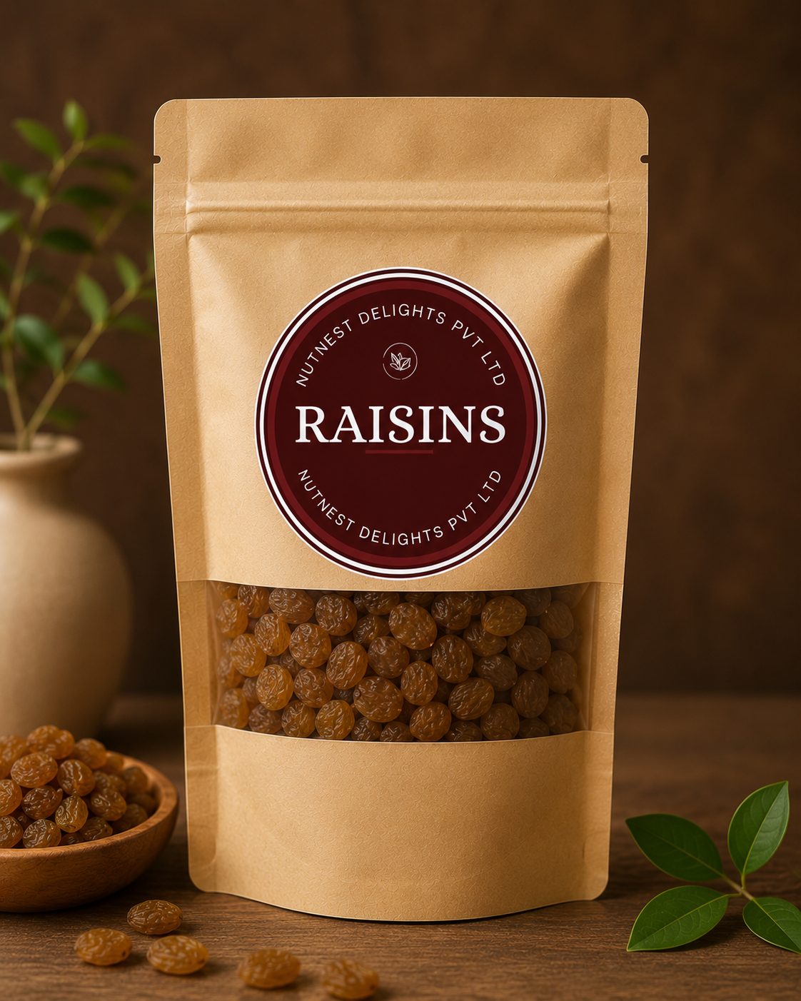Premium round raisins