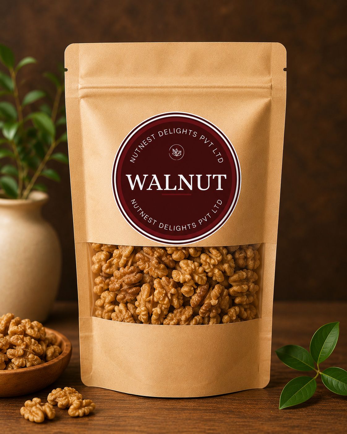 Premium halves kernel walnut