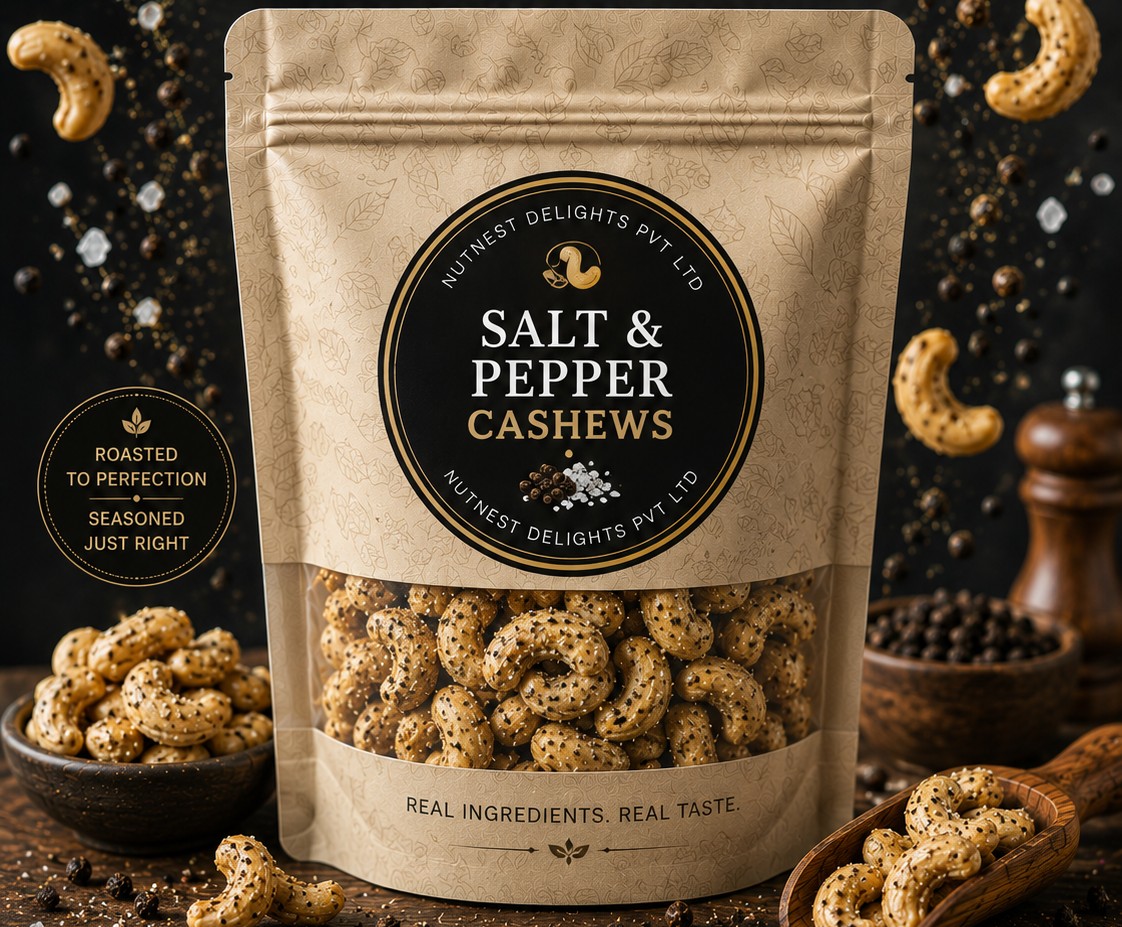 Salt and pepper cashew