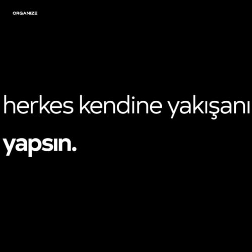 herkes kendine yakışanı yapsın cover