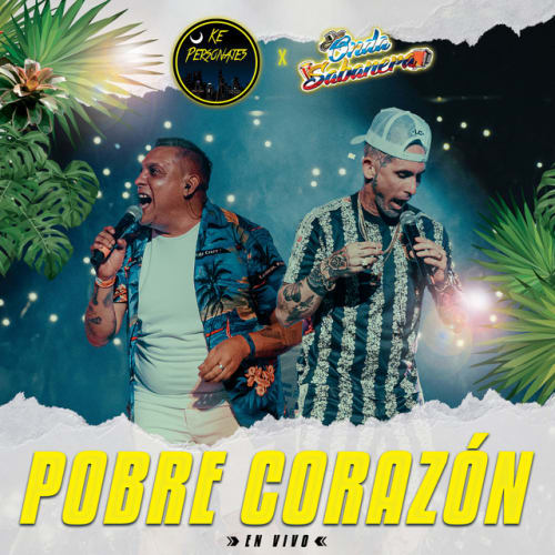 Pobre Corazón - En Vivo cover