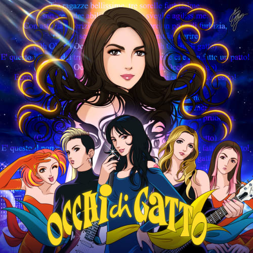 Occhi di gatto (feat. Cristina D'Avena) cover