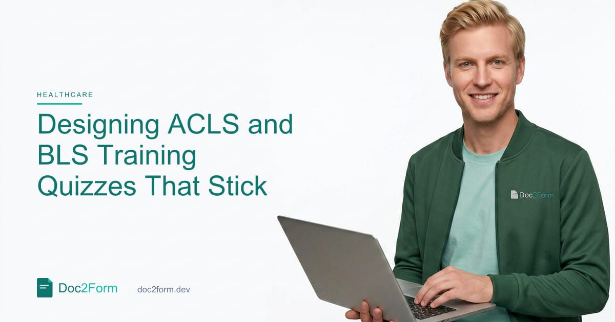 Designing ACLS and BLS Training Quizzes That Stick