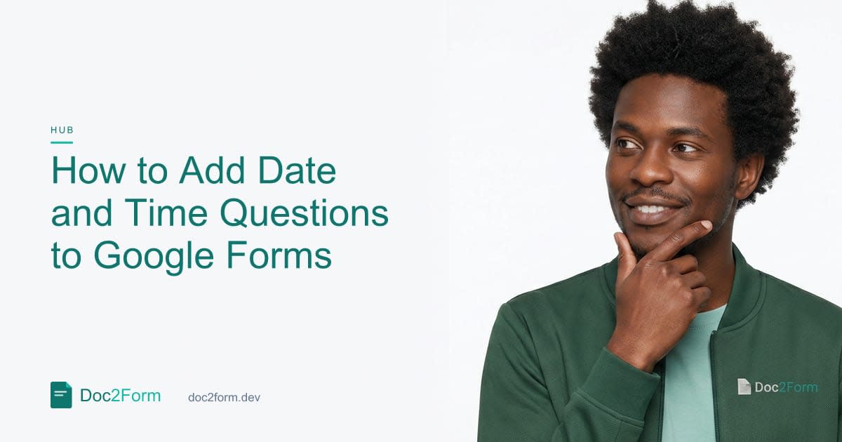 How to Add a Date and Time Question to a Google Form