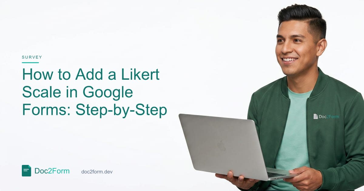 How to Add a Likert Scale in Google Forms