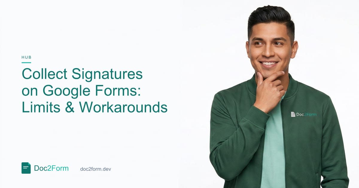 How to Collect Signatures on a Google Form (and the Honest Limits)