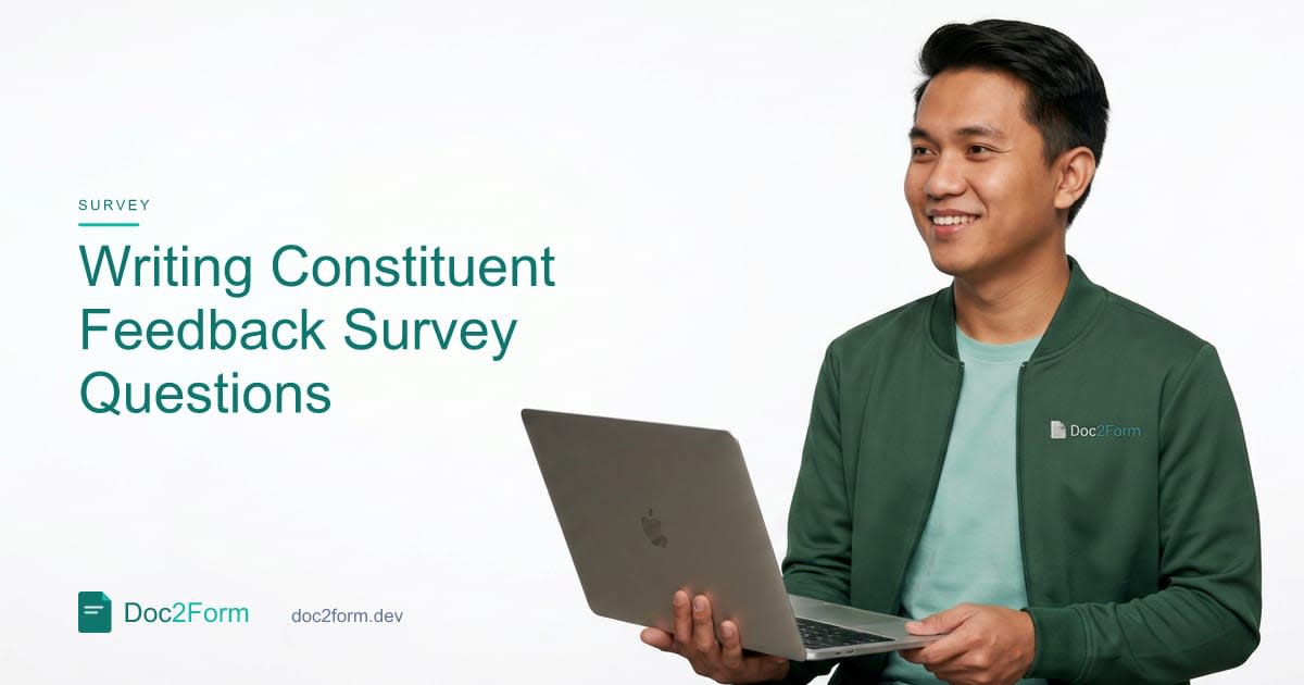 How to Write Constituent Feedback Survey Questions for Local Government
