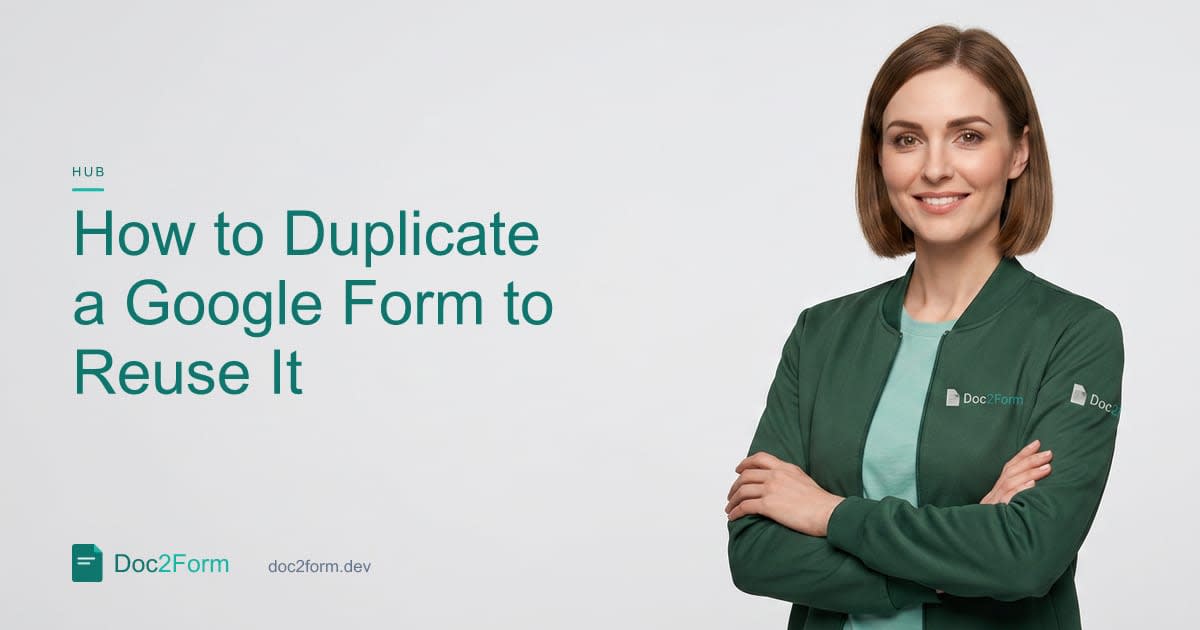 How to Duplicate a Google Form to Reuse It