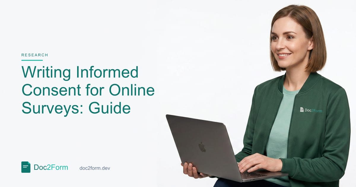 How to Write Informed Consent for Online Surveys