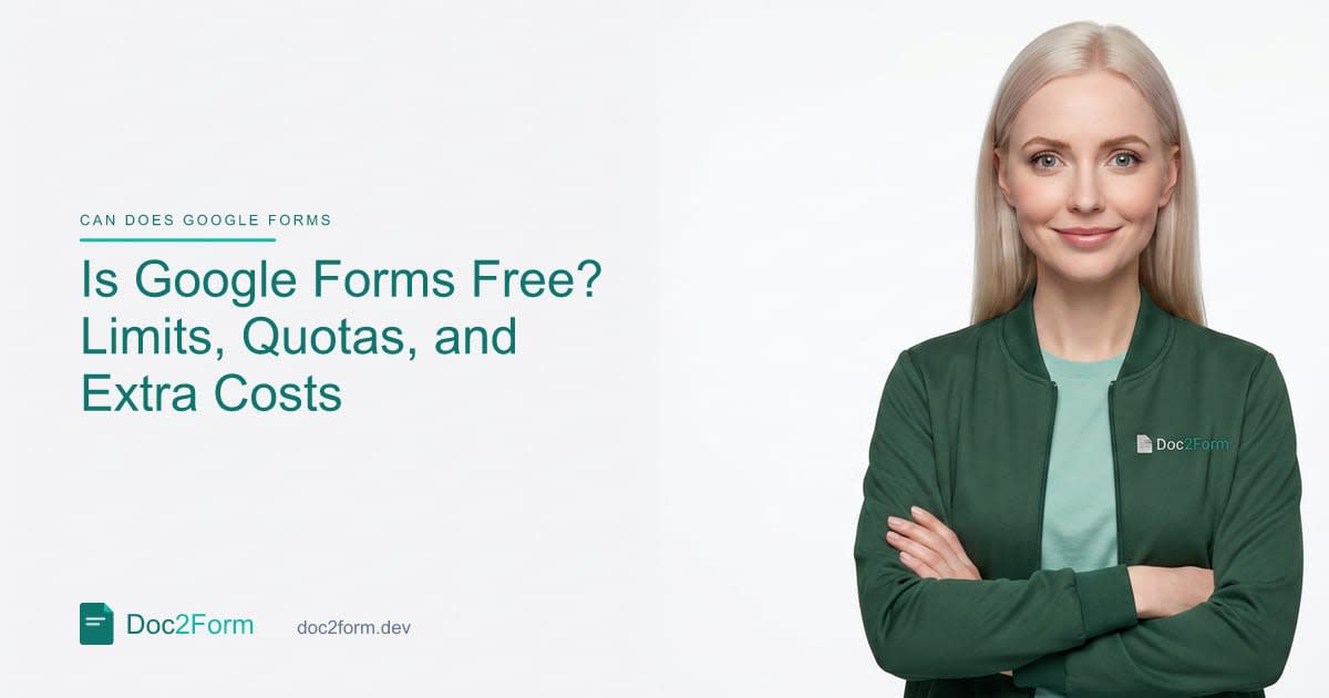 Is Google Forms Free? Limits, Quotas, and What Costs Extra