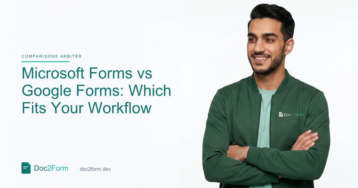 Microsoft Forms vs Google Forms: Which Fits Your Workflow