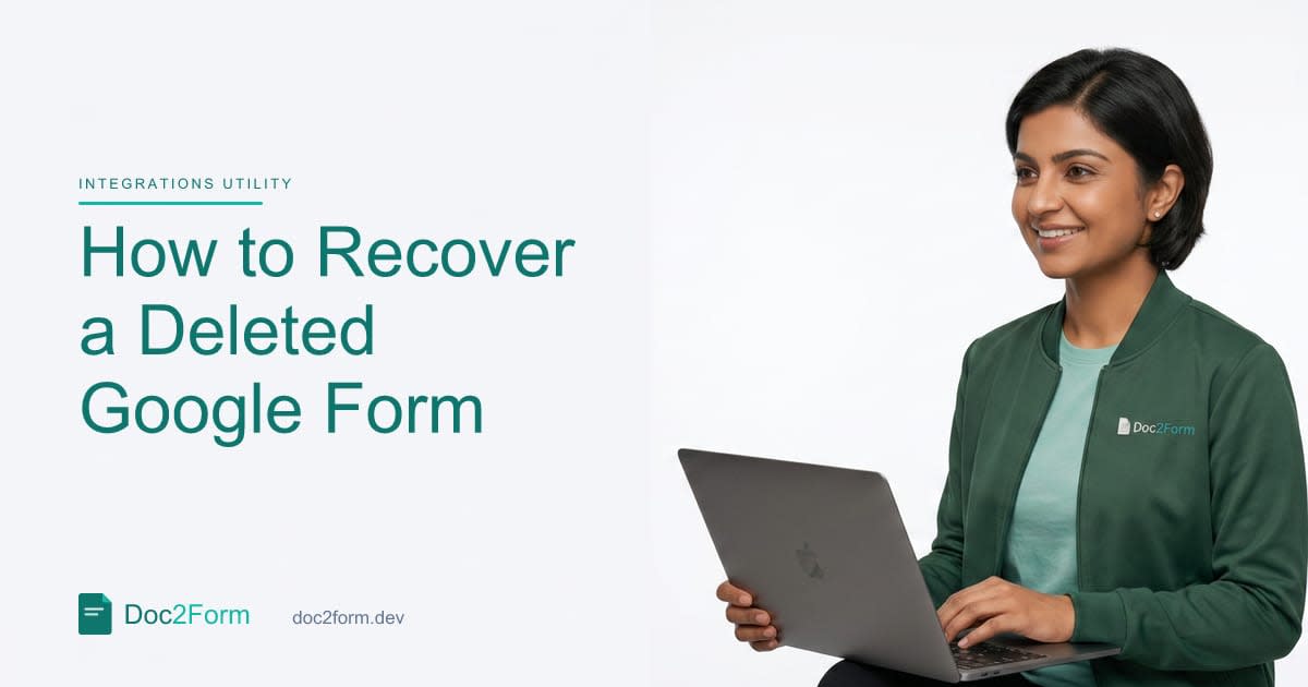How to Recover a Deleted Google Form