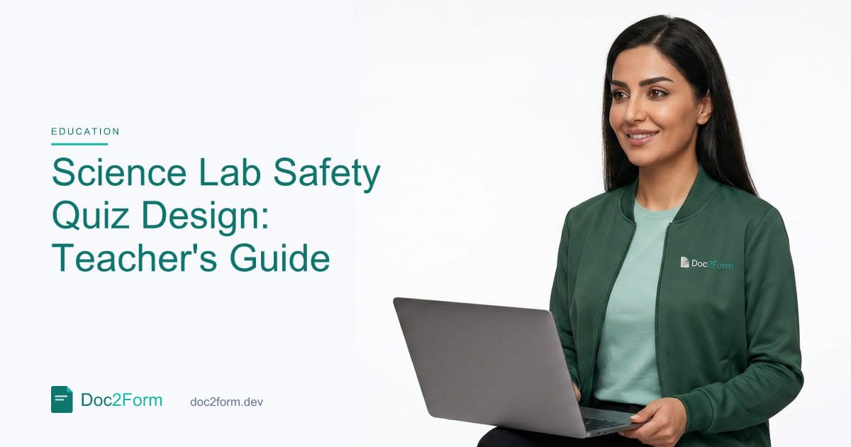 Science Lab Safety Quiz Design: What to Test Before Students Touch Equipment