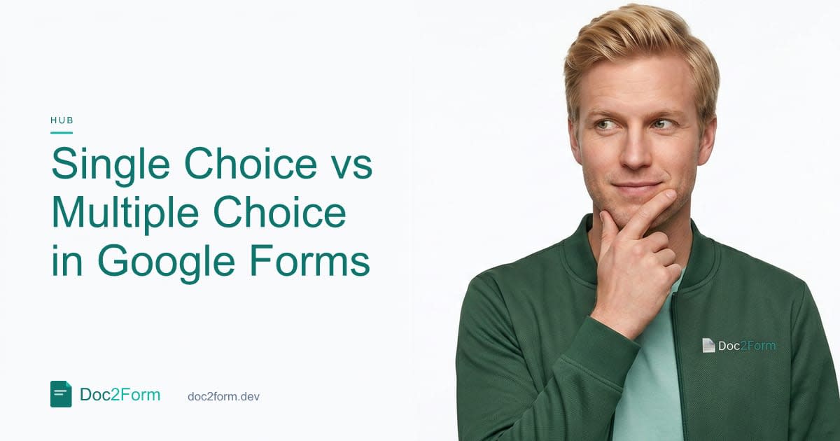 Single Choice vs Multiple Choice in Google Forms: When to Use Each