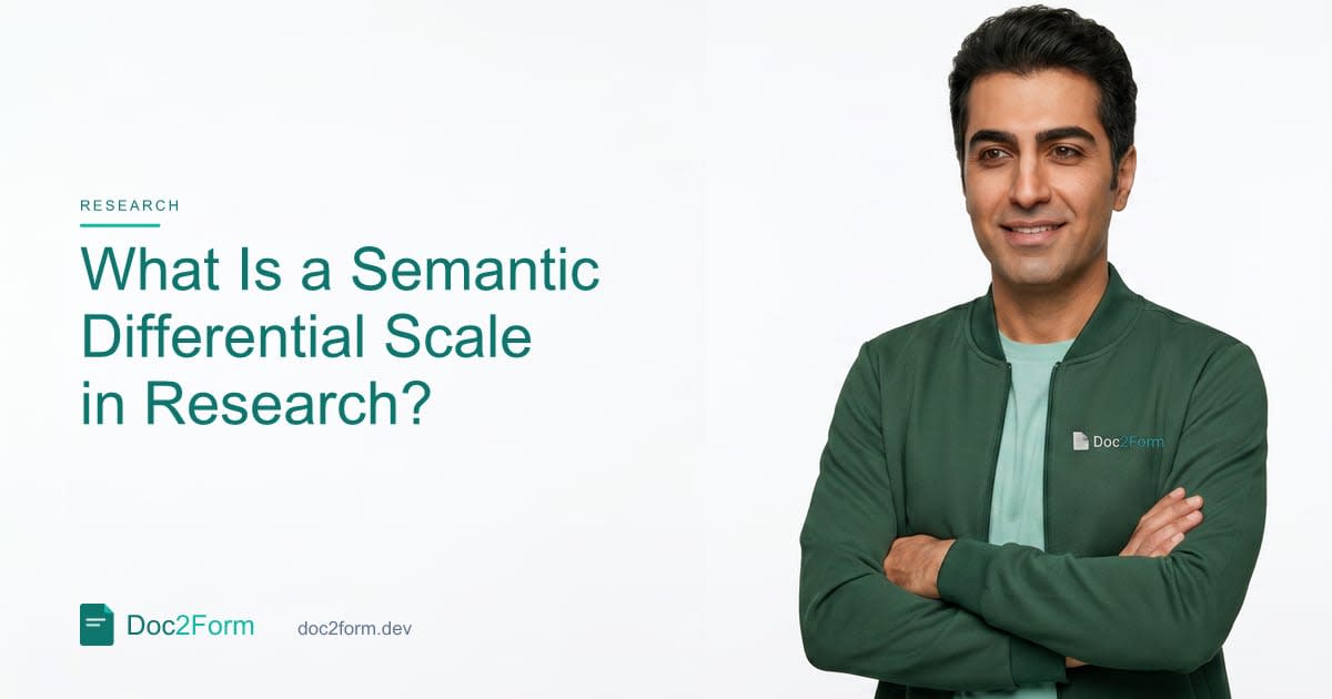 What Is a Semantic Differential Scale?